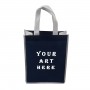 9" W x 12"H x 4.5"D Laminated Tote Bag